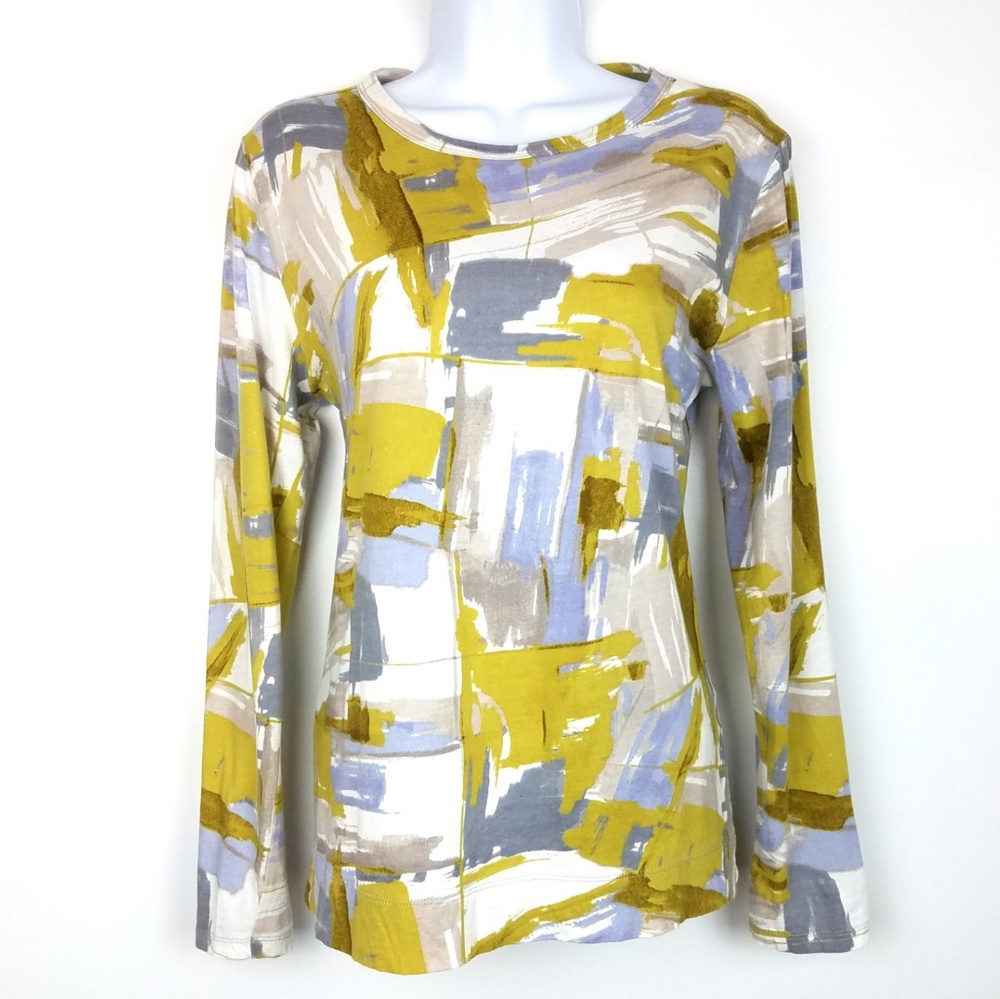 Simply Vera, Vera Wang Long Sleeve Tee w/Design, M